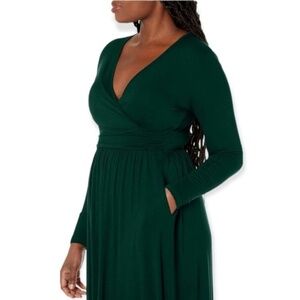 Green maxi dress